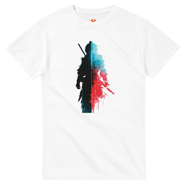 T-shirts Samouraï Néon – Art Digital Futuriste & Cyberpunk